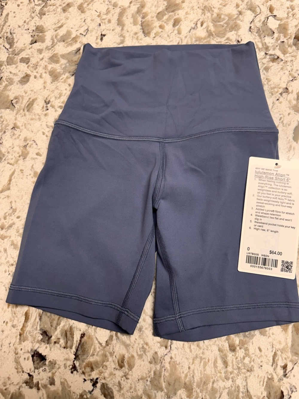 lululemon athletica High-Rise Bike Shorts - 6”Slate Blue